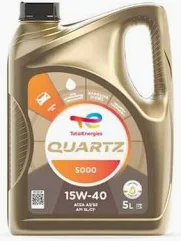 Aceite 5-L Total 15W40 Quartz 5000 Diesel